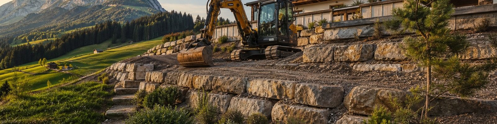 Terrassement · Enrochement · Aménagement extérieur - CHOULON
